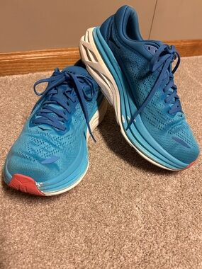 HOKA Bondi 8, Size 9.5, Blue, GREAT CONDITION